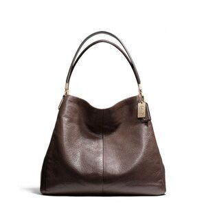 Brown Coach Phoebe shoulder bag